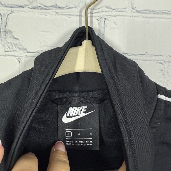 Nike Track Crop Jacket Women's Large Performance Logo Colorblock Running Walking - Picture 4 of 10